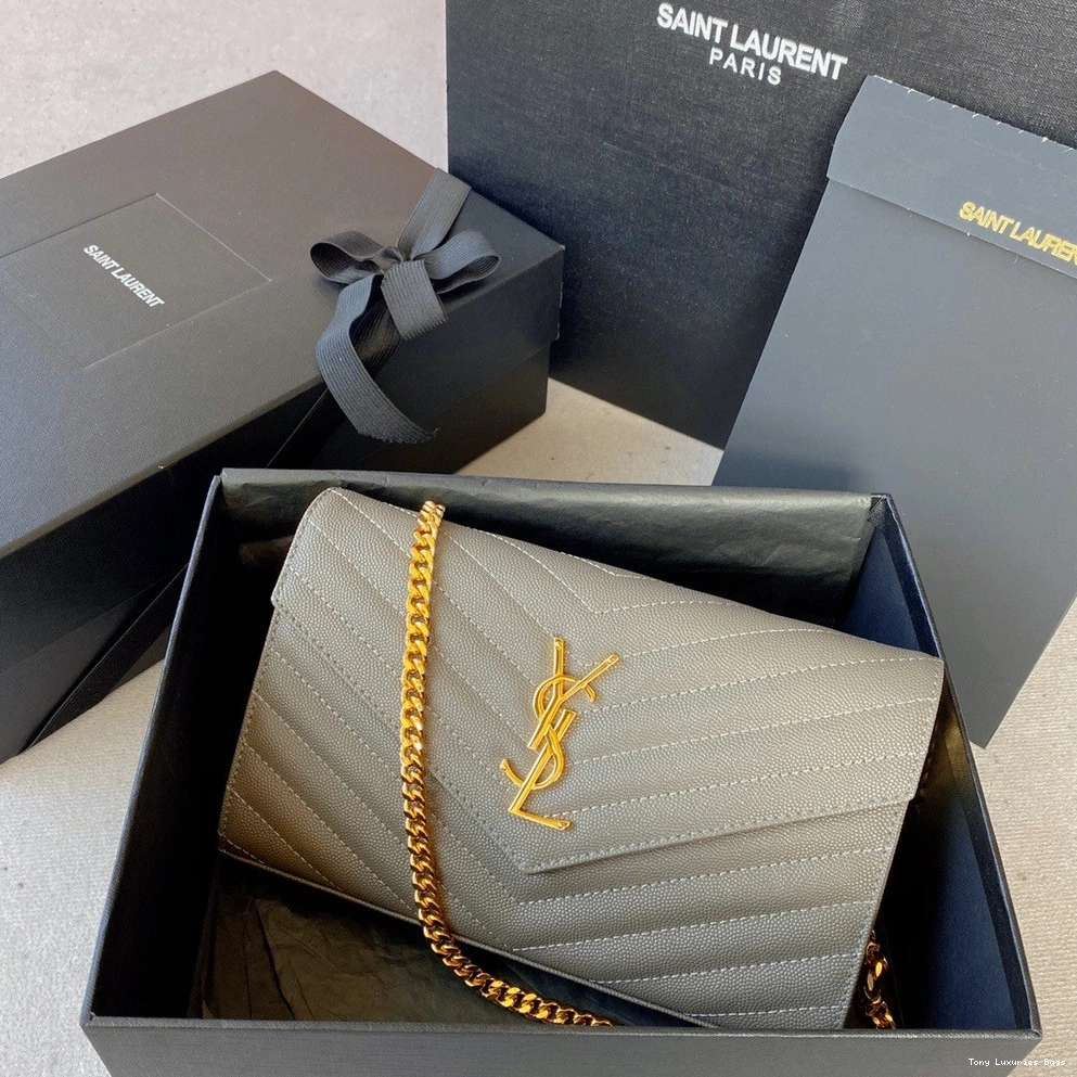Tony Luxuries YSL WALLET CHAIN CASSANDRE MATELASSÉ 0721